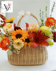 Mẫu giỏ hoa 20 10 đẹp UY TÍN GIÁ RẺ tại tphcm