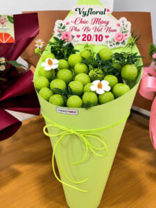 giỏ hoa lụa 2010 tphcm