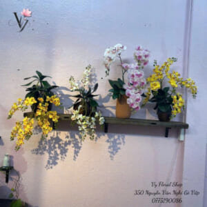 giỏ hoa lụa 2010 tphcm